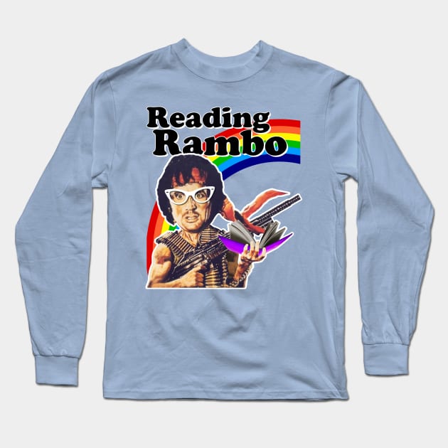 Reading Rambo Long Sleeve T-Shirt by darklordpug